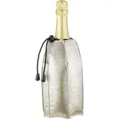 VacuVin Vacu Vin Active Cooler Champagnekoeler Platinum – Flexibele Champagnekoeler – Koelt in 5 Minuten – Herbruikbaar