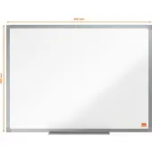 Nobo Essence whiteboard magnetisch gelakt staal 60 x 45 cm