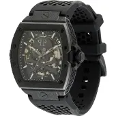 Philipp Plein Watches Analoog horloge zilvergrijs / zwart