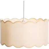 Beliani GAIREZI - Hanglamp - Wit/Lichtbeige - Polyester