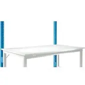 Manuflex Opbouwframe, laag, Basistafel SPECIAAL werktafel-/werkbank UNIVERSAL/PROFI, lichtblauw