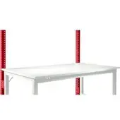 Manuflex Opbouwframe, laag, Basistafel SPECIAAL werktafel-/werkbank UNIVERSAL/PROFI, robijnrood