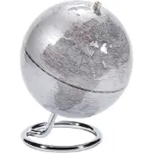 Troika | Wereldbol GALILEI| Zilverkleurig | Ø13cm / Emform