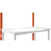 Manuflex Opbouwframe, laag, Basistafel STANDAARD werktafel/werkbank UNIVERSAL/PROFI, roodoranje