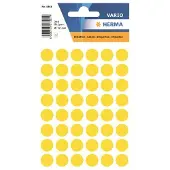 Herma Multipurpose-etiketten, Ø 13 mm, rond geel, permanent hechtend, om met de hand t - 20 stuks
