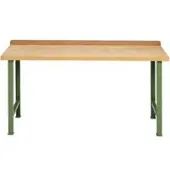 Schäfer Shop TOP-werkbank basiseenheid, basisuitvoering, groen, B 1500 mm