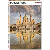 Piatnik Puzzel Karlskirche Wenen, 1000 stukjes - Puzzel voor volwassenen