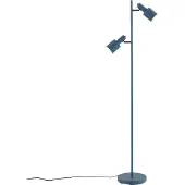 QAZQA Moderne vloerlamp blauw 2-lichts - Stijn