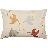 Ferm Living Swif bird geborduurde kussenhoes 40x60 cm Multi