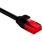 Pro U/UTP CAT6 Gigabit slimline netwerkkabel / zwart - 7,5 meter