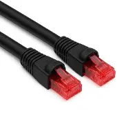 Goobay UTP CAT6a outdoor netwerkkabel | zwart | 10 meter