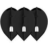 L-Style Champagne L2 Teardrop Black - Dart Flights