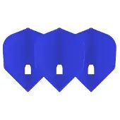 L-Style Champagne Flight L3 Shape Solid Blue - Dart Flights