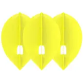 L-Style Champagne L2 Teardrop Yellow - Dart Flights