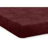 Eleganzzz Hoeslaken Teddy Pluche 35cm Hoekhoogte - bordeaux 180x200cm