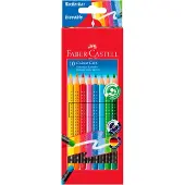 BOKUS Colour Grip Uitwisbare Kleurpotloden 10-set (+3 jaar)