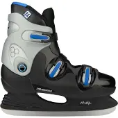 Nijdam IJshockeyschaatsen - Volwassenen - Hardboot - Zwart/Blauw - Maat 40