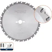 Rotec HM schulpzaag met anti-terugslag, ø500x4,0x30mm Z=44 WZ - 5540065