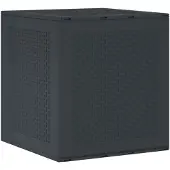 vidaXL Opbergbox, antraciet, 55 x 53 x 57 cm, polypropyleen
