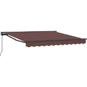 vidaXL Markiezkader, bruin, 300 x 250 cm, polyester met Polyurethancoating