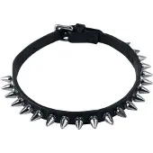 Killstar - Gothic Choker - Spears Choker - zwart - Maat L