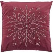 Unique living sierkussen snowflake 45x45cm -