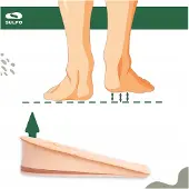 Sulpo Verhogende inlegzolen 30mm voor schoenen, maat 38-40