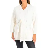 Karl Marc John Lang vest en geknoopte riem 8998 vrouw