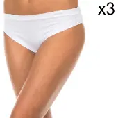 Janira Pack-3 Slip met mid taille en binnenvoering 1031184 dames