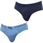 Kisses&love Pack-2 KLS2 herenslip van ademende stof