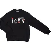Dsquared2 Icon DQ2033D0-09BDQ Sweatshirt met ronde hals voor meisjes