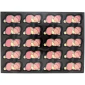Ickx Chocolade babies melkchocolade-rose - Doos 735 gram
