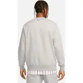 Nike Air Heren Fleece BB Crewneck Trainingspak in Grijs