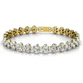 MYC Paris Prinsessenarmbanden - Goud en kristal