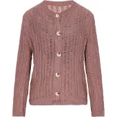 Mymo Gebreid vest oudroze