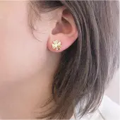 MYC Paris Clover Petal Oorbellen - Oostenrijks kristal