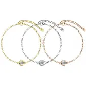 MYC Paris Geboortesteen Trio armband - Oostenrijks kristal
