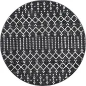 Muratap Rond boho antik | laagpolig vloerkleed | modern tapijt | woonkamer, slaapkamer |