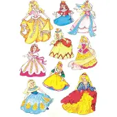 Herma Stickers prinsessen - 10 stuks