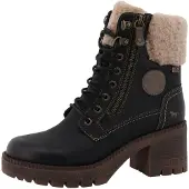 Mustang Veterlaarsjes 'Caro' crème / zwart