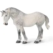 Collecta Figurine - Percheron Merrie Grijs - (Xl) - Paarden - Handgeschilderd - Miniatuur
