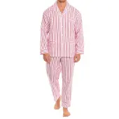 Kisses&love Herenhemd pyjama met lange mouwen KL30194