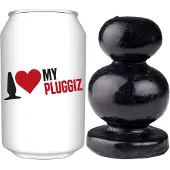 Gangbangster - Bulby - Buttplug - 9 x 6 cm - PVC - Zwart