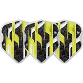 L-Style EZ L1 Mamo Series Black Clear White - Dart Flights