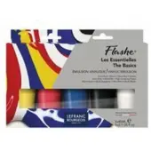 LeFranc&Bourgeois Lefranc Bourgeois Flashe Primaire Kleuren Set - 5-delig - 80ml tubes