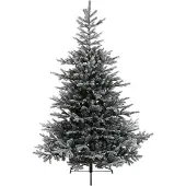 Everlands Grandis Fir kunstkerstboom groen besneeuwd H150 cm D90 cm