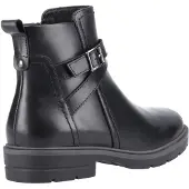Hush puppies Tove Leren Dames Zwarte laarzen