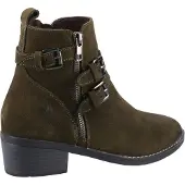 Hush puppies Jenna Leren Dames Laarzen Khaki