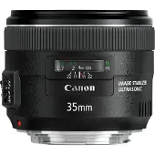Canon EF 35mm 2.0 IS USM | zwart