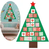 Springos Adventskalender | 24 lades | Vilt | Kerstboom